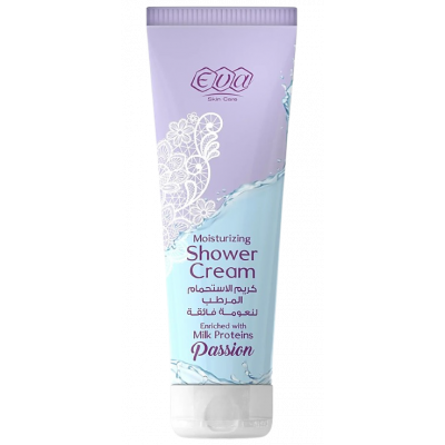 EVA SKIN CARE MOISTURIZING SHOWER CREAM ENRICHED WITH MILK PROTEINS PASSION 250 ML